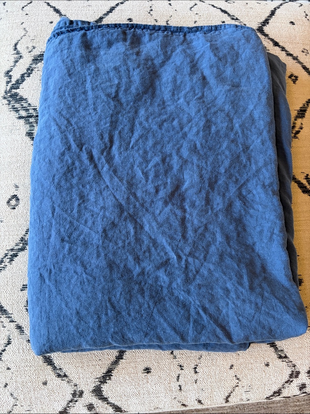 Brooklinen Twin/Twin XL 100% washed linen duvet cover